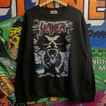 Lee × Slayer × Vintage Vintage 90s Slayer Sweatsh… - image 1