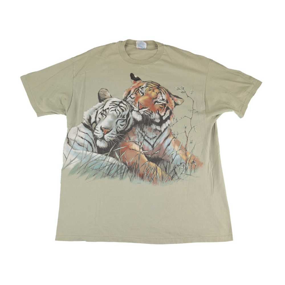 Hanes Vintage White Tiger shirt - image 1
