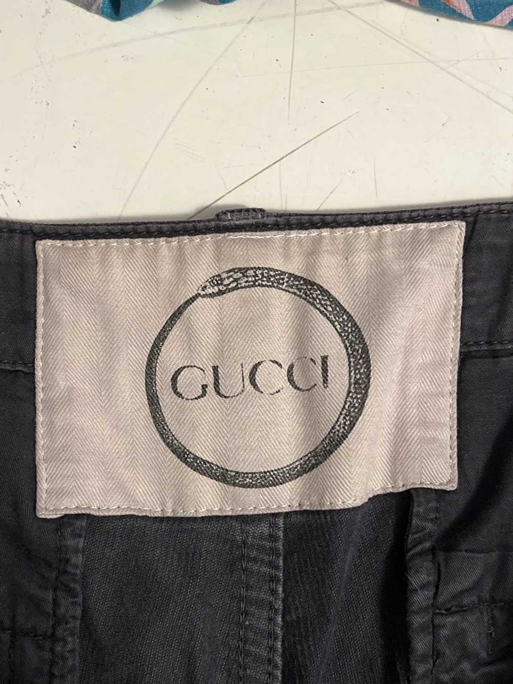 Gucci Gucci embroidered corduroy pants - image 4