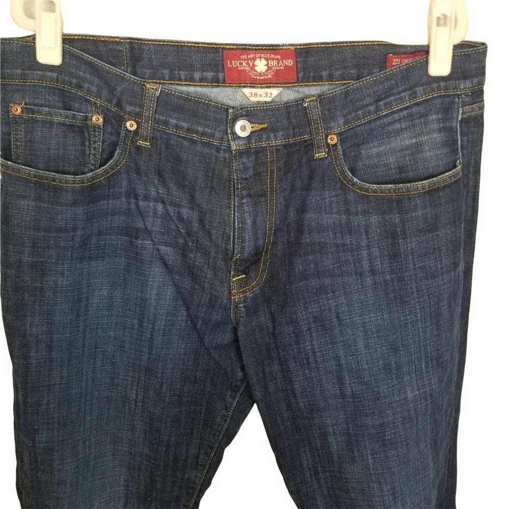 Lucky Brand Lucky Brand Mens 38X32 Dark Wash 221 … - image 3