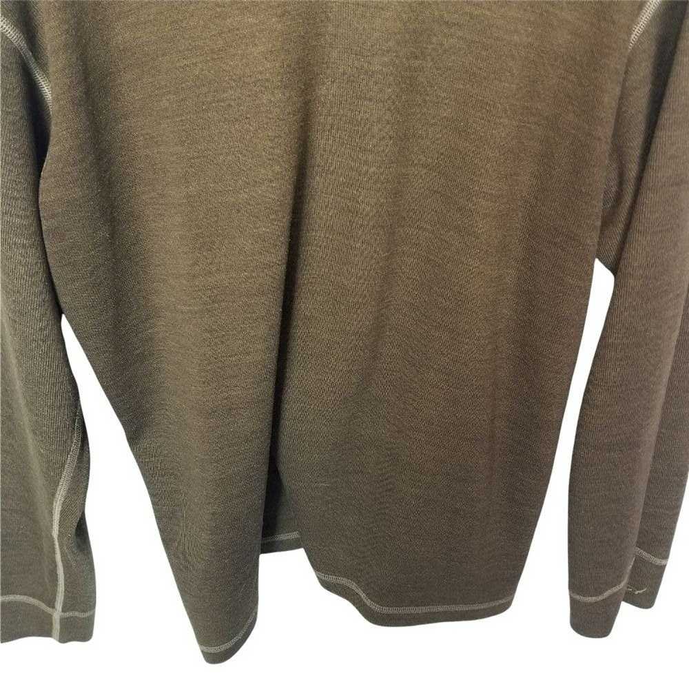Prana prAna Mens XL Brown Wool Blend Pullover Bre… - image 3