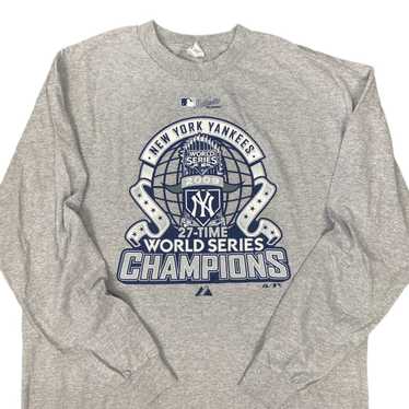 09 World Series Yankees vs Phillies Black Tee Shirt Size XL Genuine  Merchandise