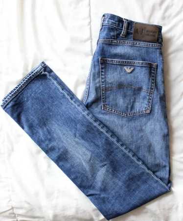 Armani Armani Jeans Regular Fit Blue Denim Jeans … - image 1