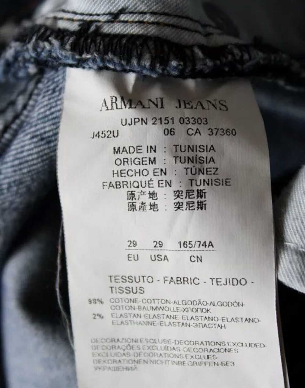 Armani Armani Jeans Regular Fit Blue Denim Jeans … - image 6