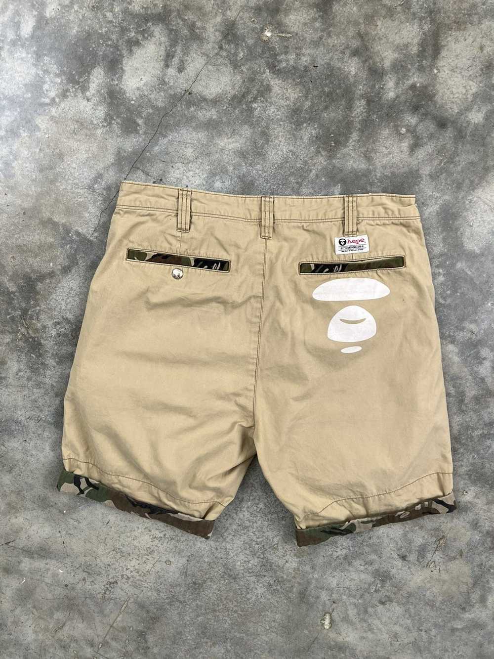 Aape Aape Big Ape Head Logo Chino Shorts Sz. 34 ❄… - image 1