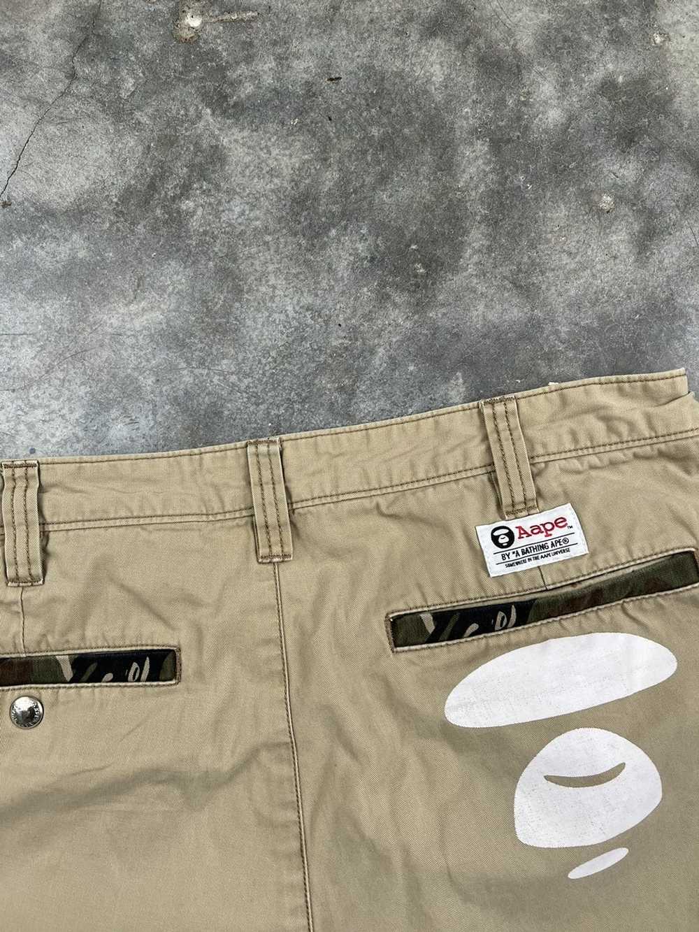 Aape Aape Big Ape Head Logo Chino Shorts Sz. 34 ❄… - image 2