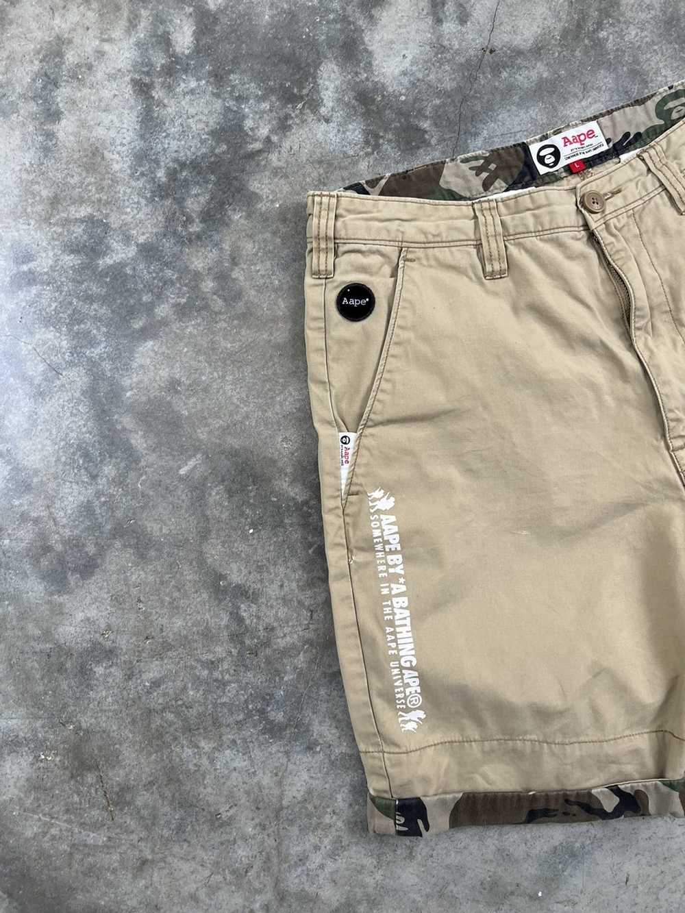 Aape Aape Big Ape Head Logo Chino Shorts Sz. 34 ❄… - image 3