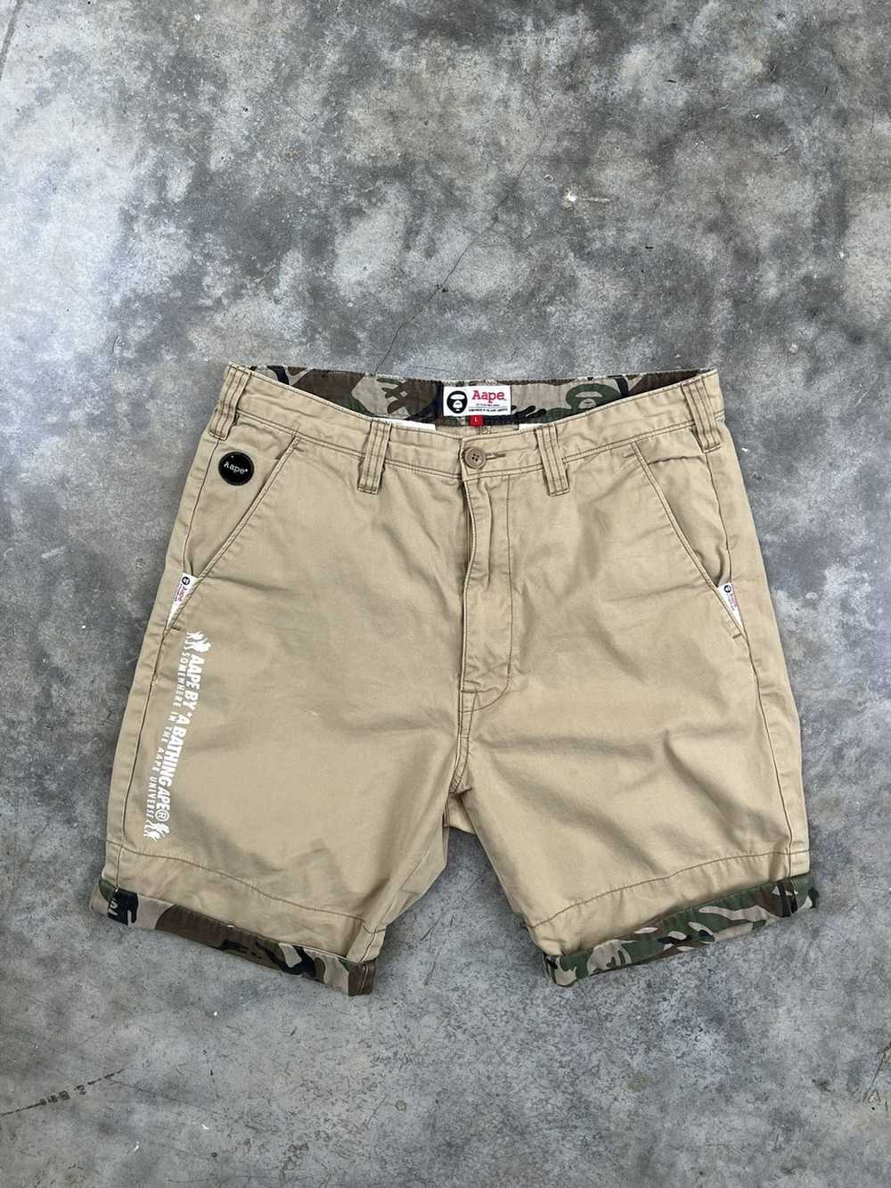 Aape Aape Big Ape Head Logo Chino Shorts Sz. 34 ❄… - image 4