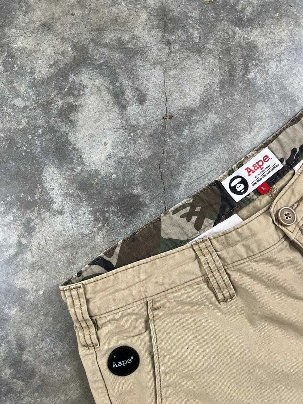 Aape Aape Big Ape Head Logo Chino Shorts Sz. 34 ❄… - image 5