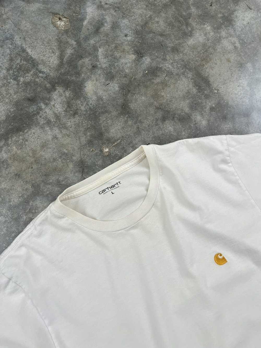 Carhartt Wip Carhartt W.I.P Active Chase Tee Whit… - image 2