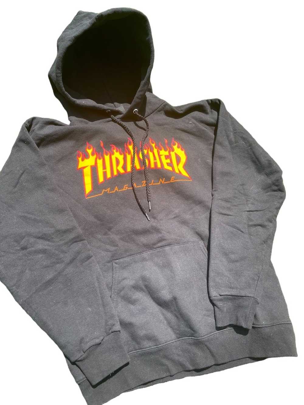 Thrasher Thrasher flame logo hoodie - image 2