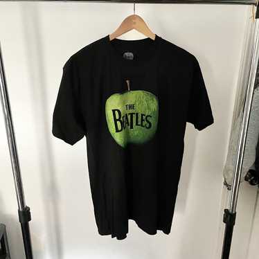 VINTAGE shops The Beatles Apple Single Stitch Embroidered XL Shirt Rare Deadstock