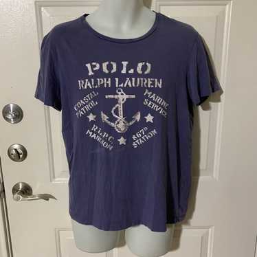 Polo Ralph Lauren Mens Large 2XLT 3XB Classic Short Sleeve Paint Splatter  Tshirt