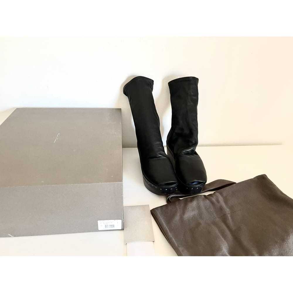 Rick Owens Leather ankle boots - image 9