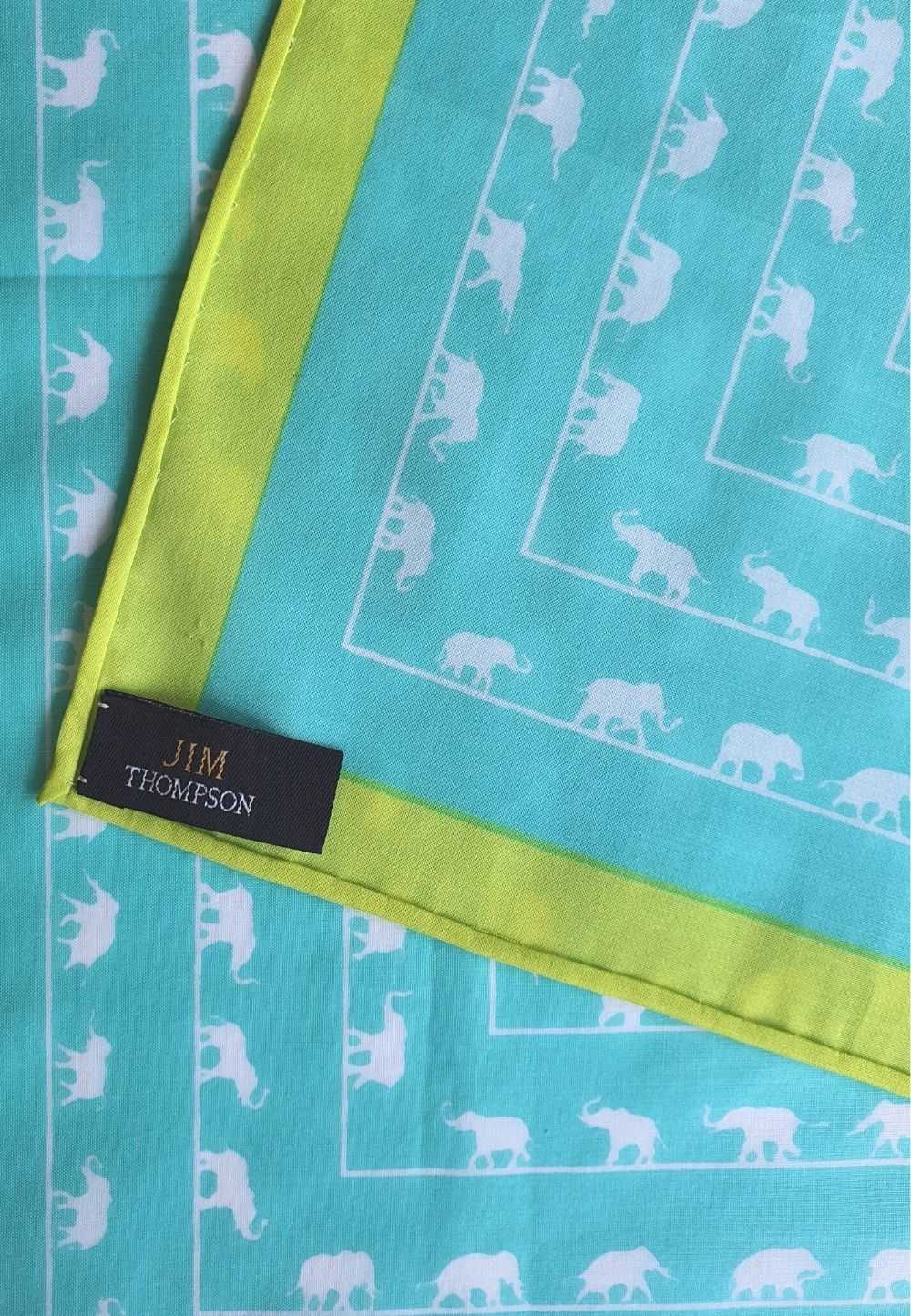 Jim Thompson Elephants Too Scarf - Designer - image 3