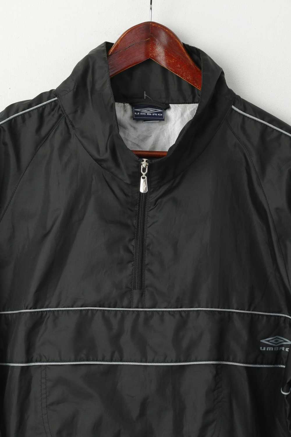 Umbro Umbro Men M Jacket Black Pullover Hooded Zi… - image 2