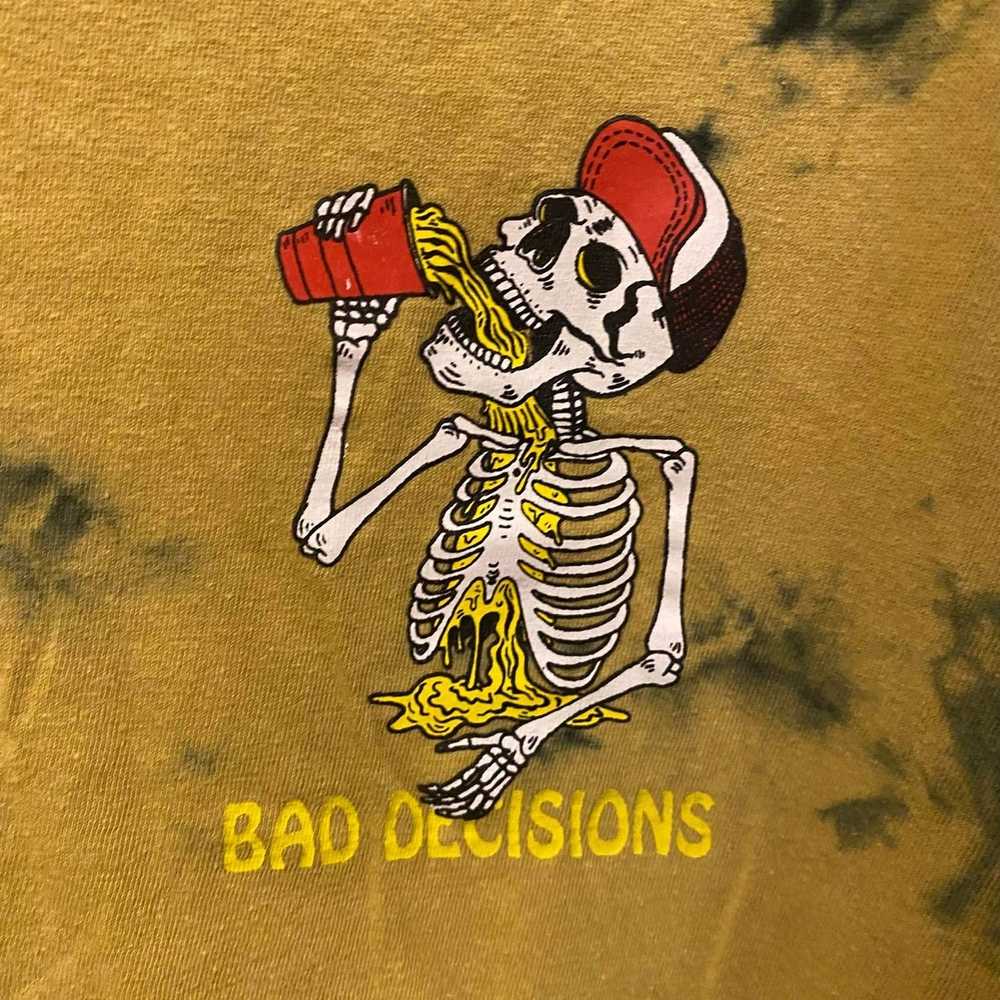 Dikotomy "Bad Decisions" Bleached Washed Hoodied … - image 2