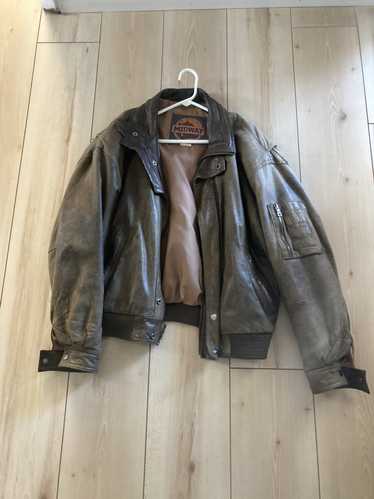 Japanese Brand × Leather Jacket × Vintage Vintage Jac… - Gem