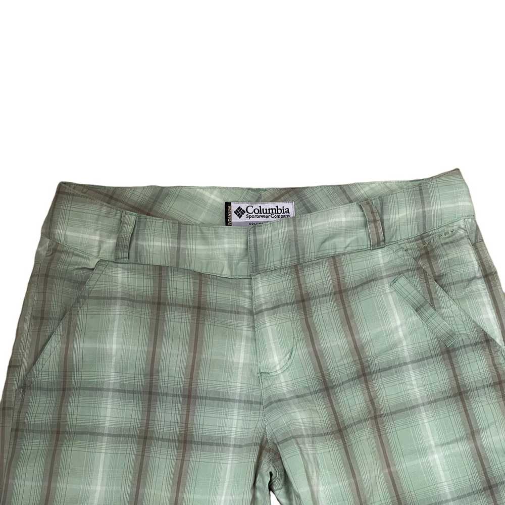 Columbia Columbia Bermuda Shorts 6 Green Plaid Co… - image 2