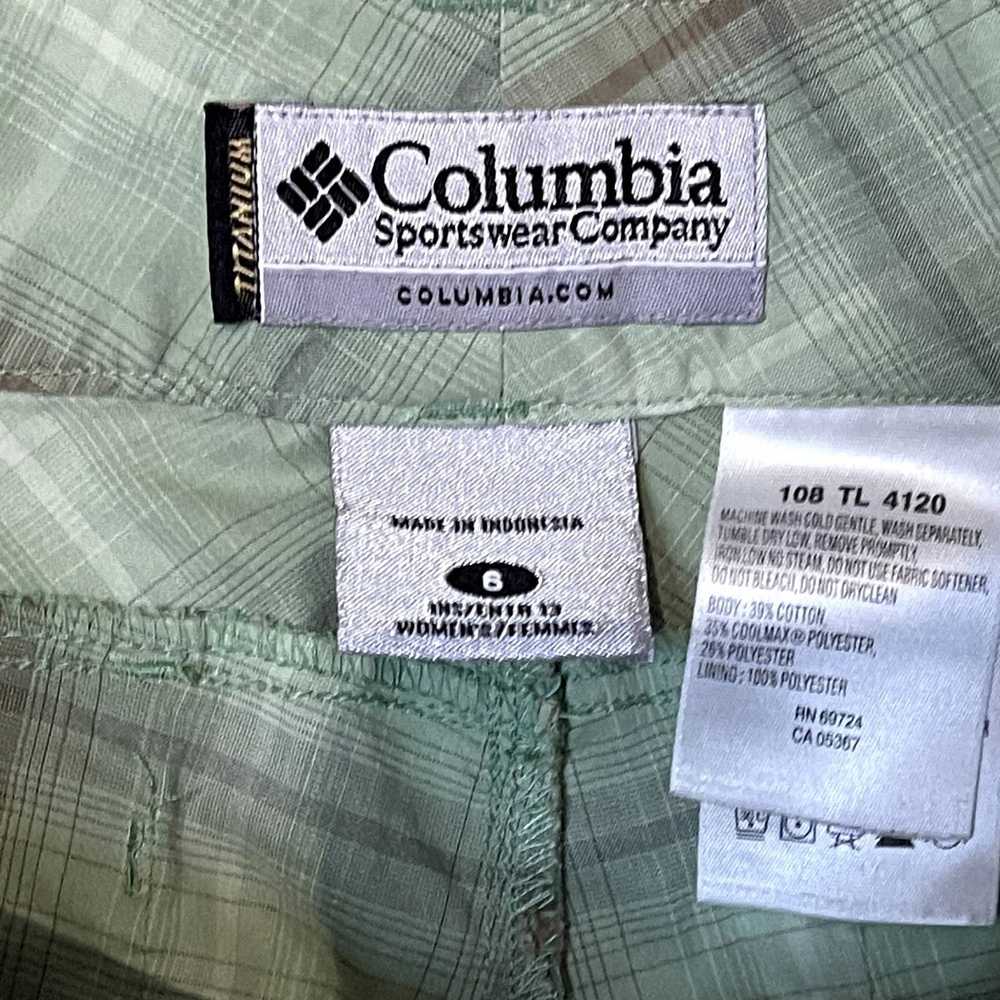 Columbia Columbia Bermuda Shorts 6 Green Plaid Co… - image 4