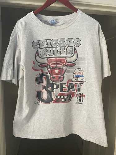 Vtg 90s NBA Finals Bulls Lakers Tshirt Authentic Salem Sportswear