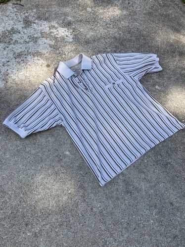 Vintage Striped Knit Polo