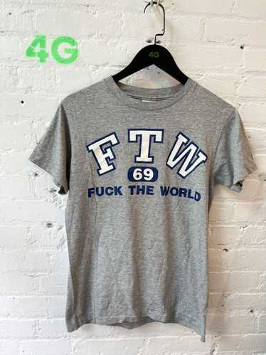 Vintage Vintage 90s FTW 69 FUCK THE WORLD SHIRT 4… - image 1