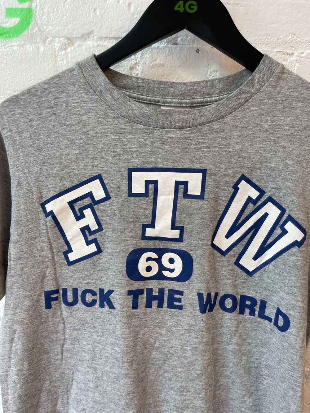 Vintage Vintage 90s FTW 69 FUCK THE WORLD SHIRT 4… - image 2