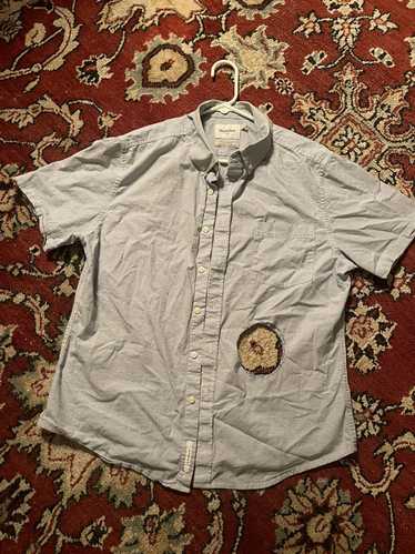 Vintage Custom Button Up, Swiss Cheese
