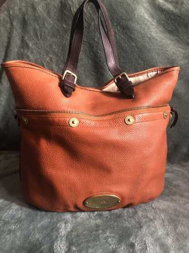 Mulberry Mulberry Mitzy brown leather handbag bag 