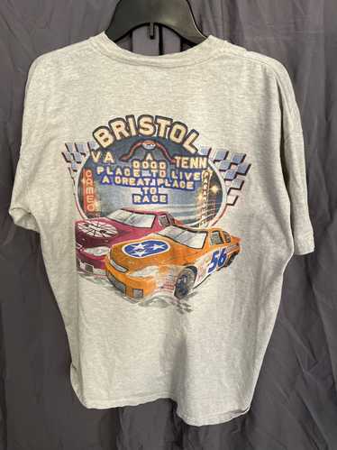 Racing Vintage bristol motor speedway graphic tee