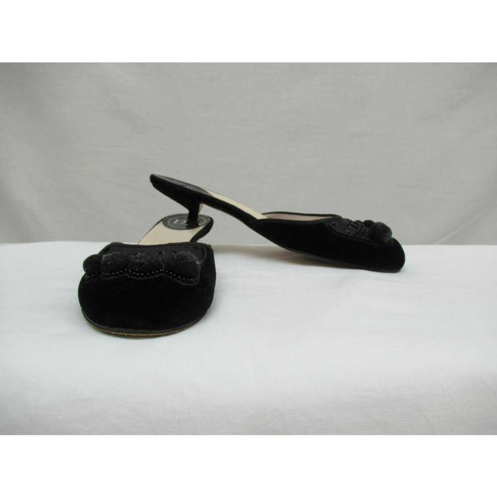 Christian Dior Slippers/Ballerinas Cotton in Black - image 2