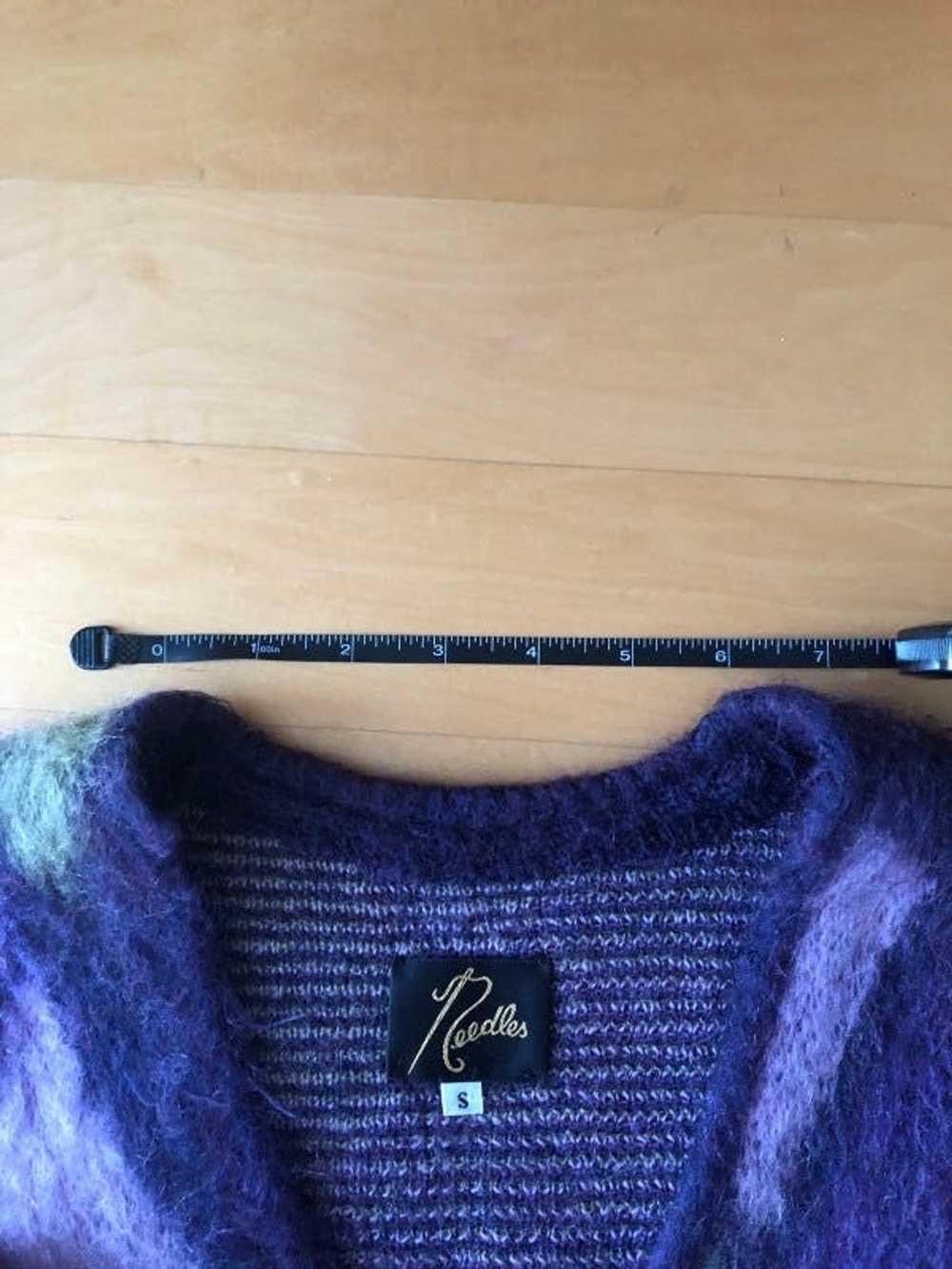 Needles Argyle Mohair Cardigan - image 11