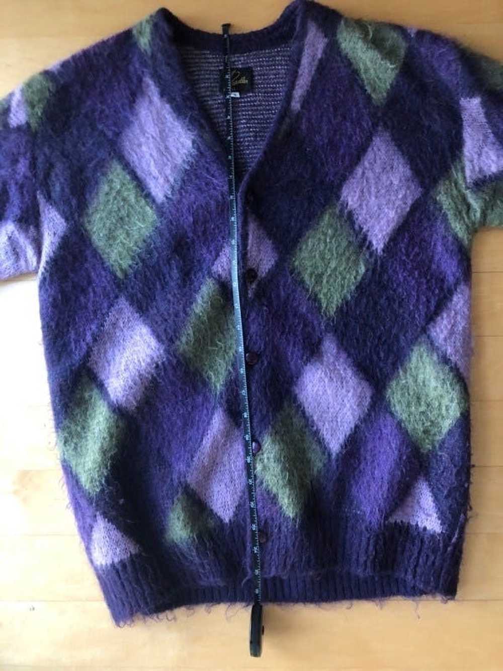 Needles Argyle Mohair Cardigan - image 8