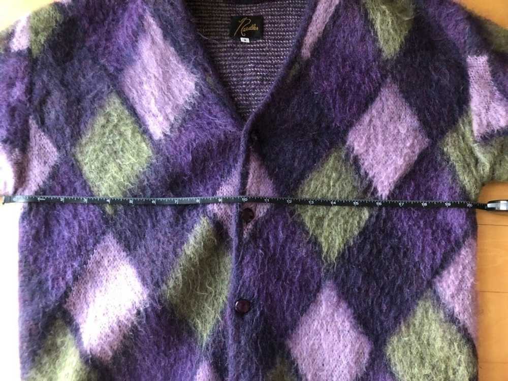 Needles Argyle Mohair Cardigan - image 9