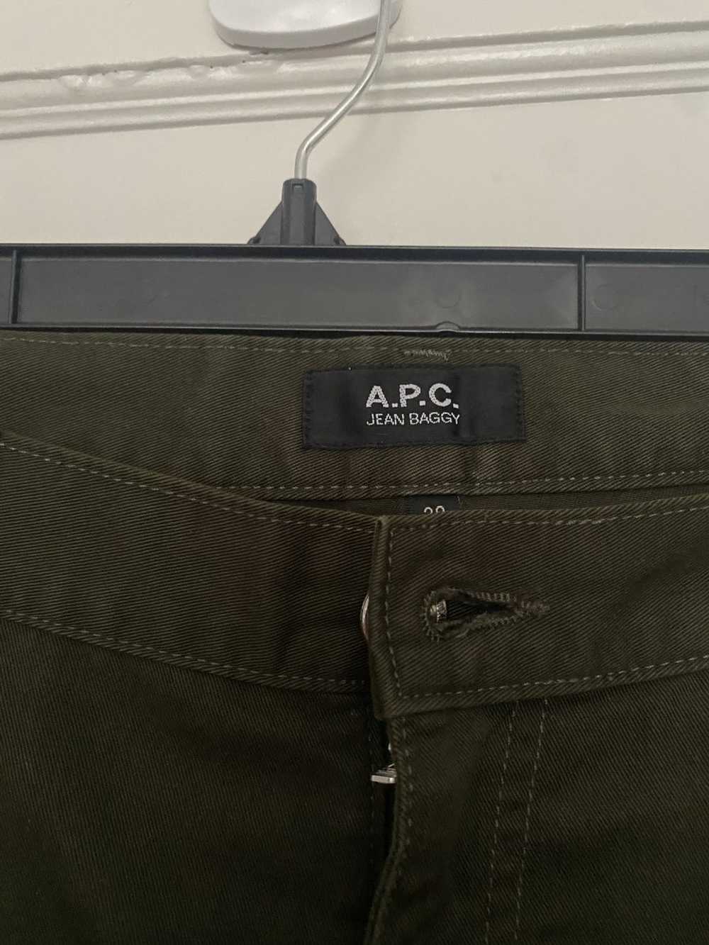A.P.C. A.P.C. Green Baggy Jeans - image 3