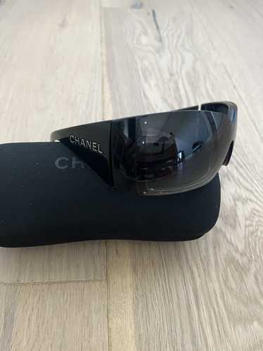 Chanel Chanel Oversized Mask Logo Sunglasses - image 1