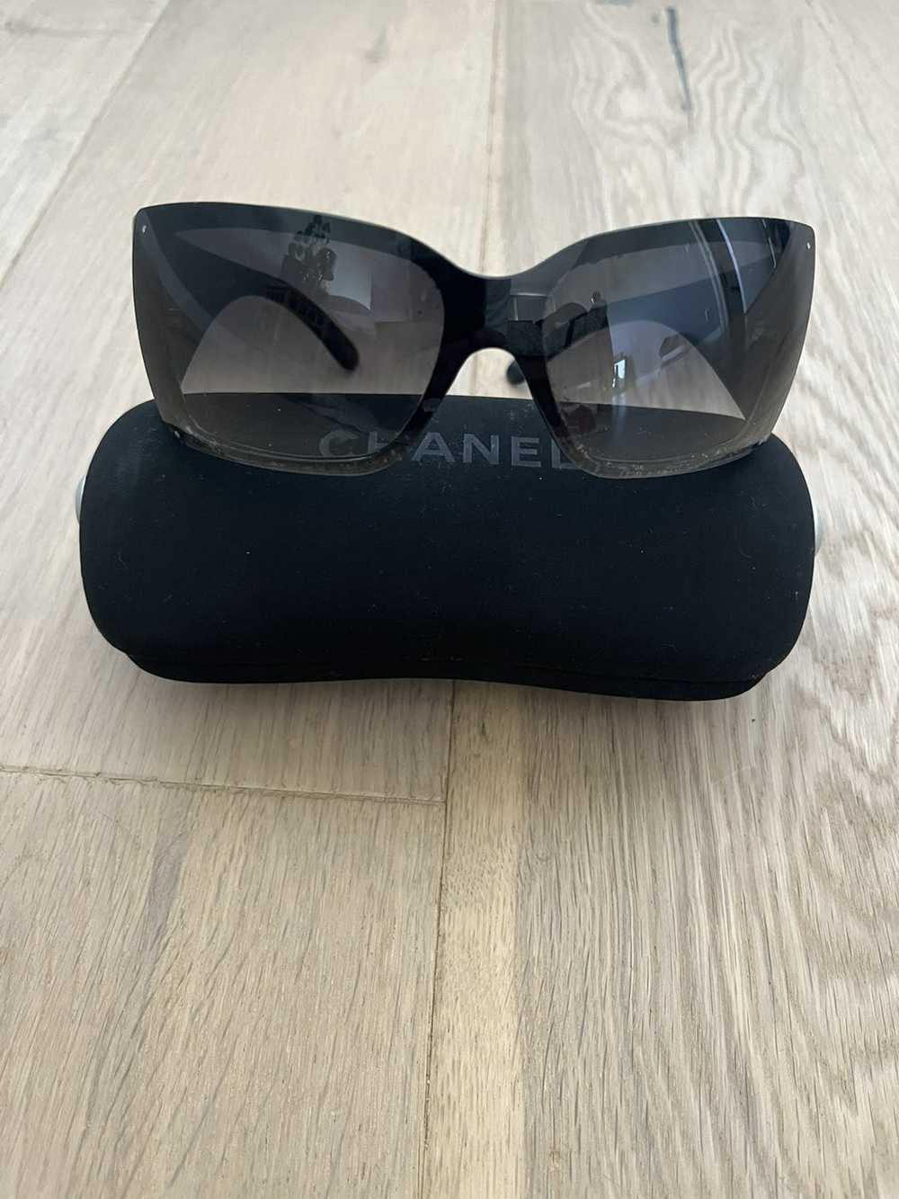 Chanel Chanel Oversized Mask Logo Sunglasses - image 2