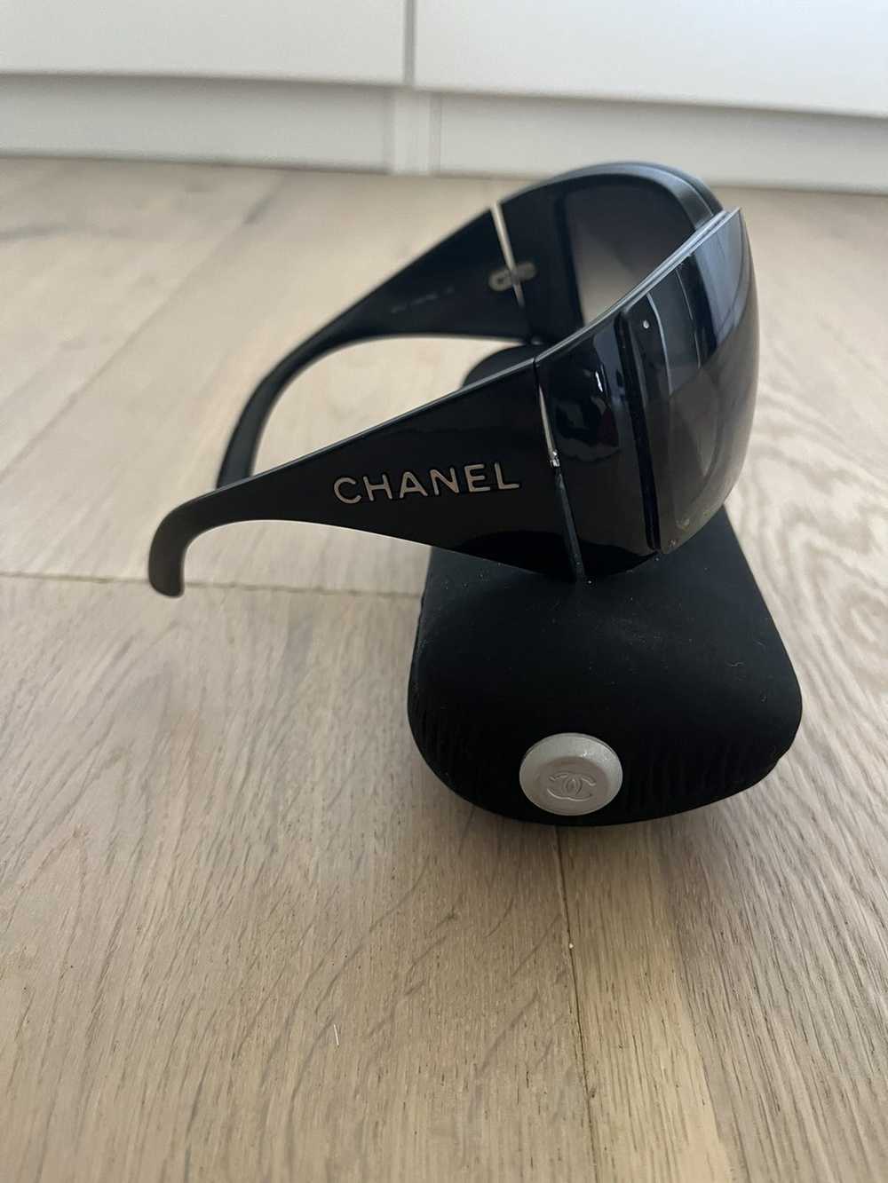 Chanel Chanel Oversized Mask Logo Sunglasses - image 3