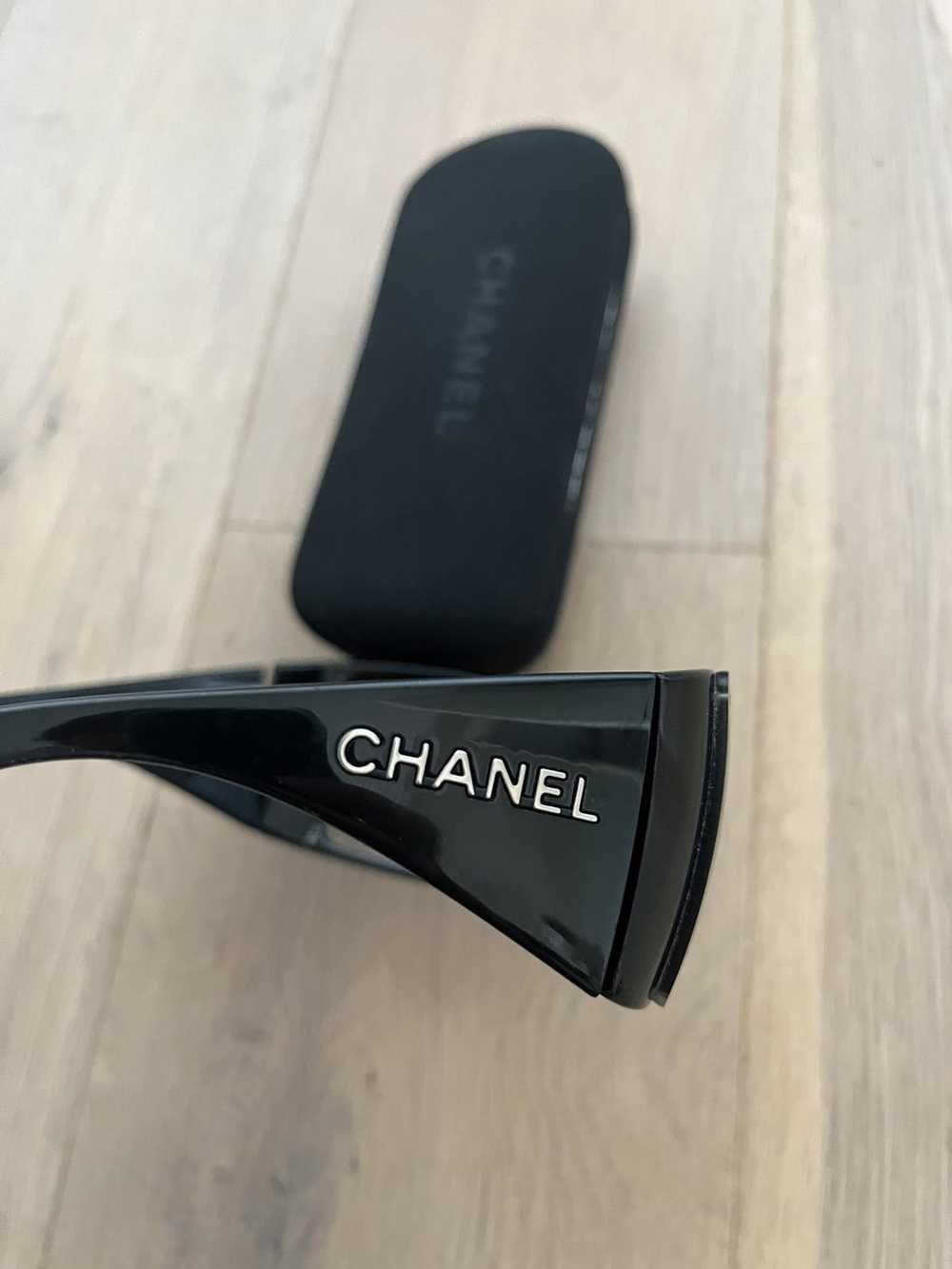 Chanel Chanel Oversized Mask Logo Sunglasses - image 7