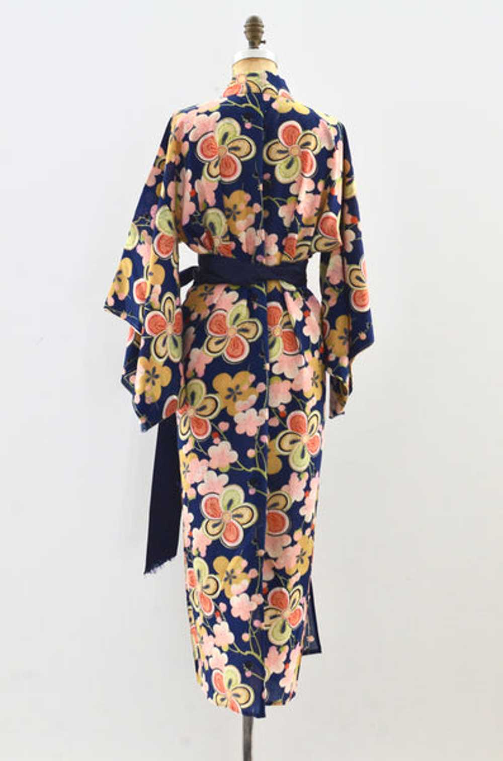 Old Floral Kimono - image 5