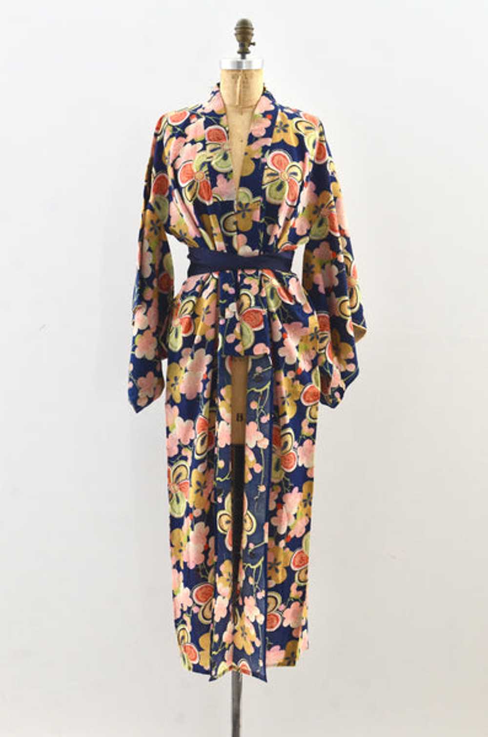 Old Floral Kimono - image 6