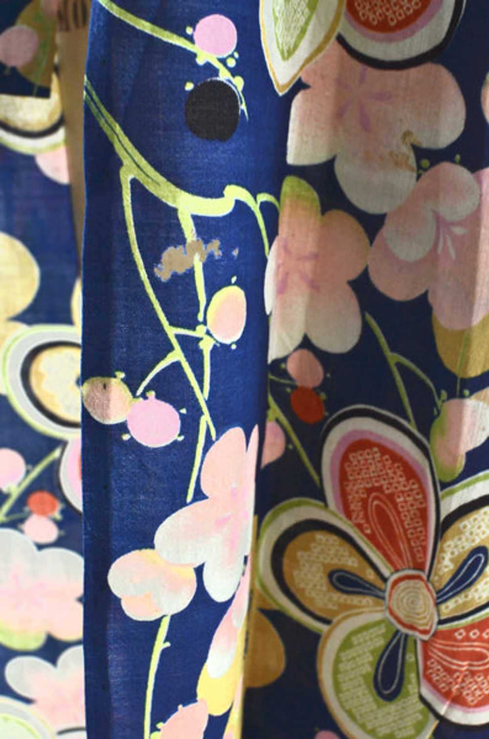 Old Floral Kimono - image 7