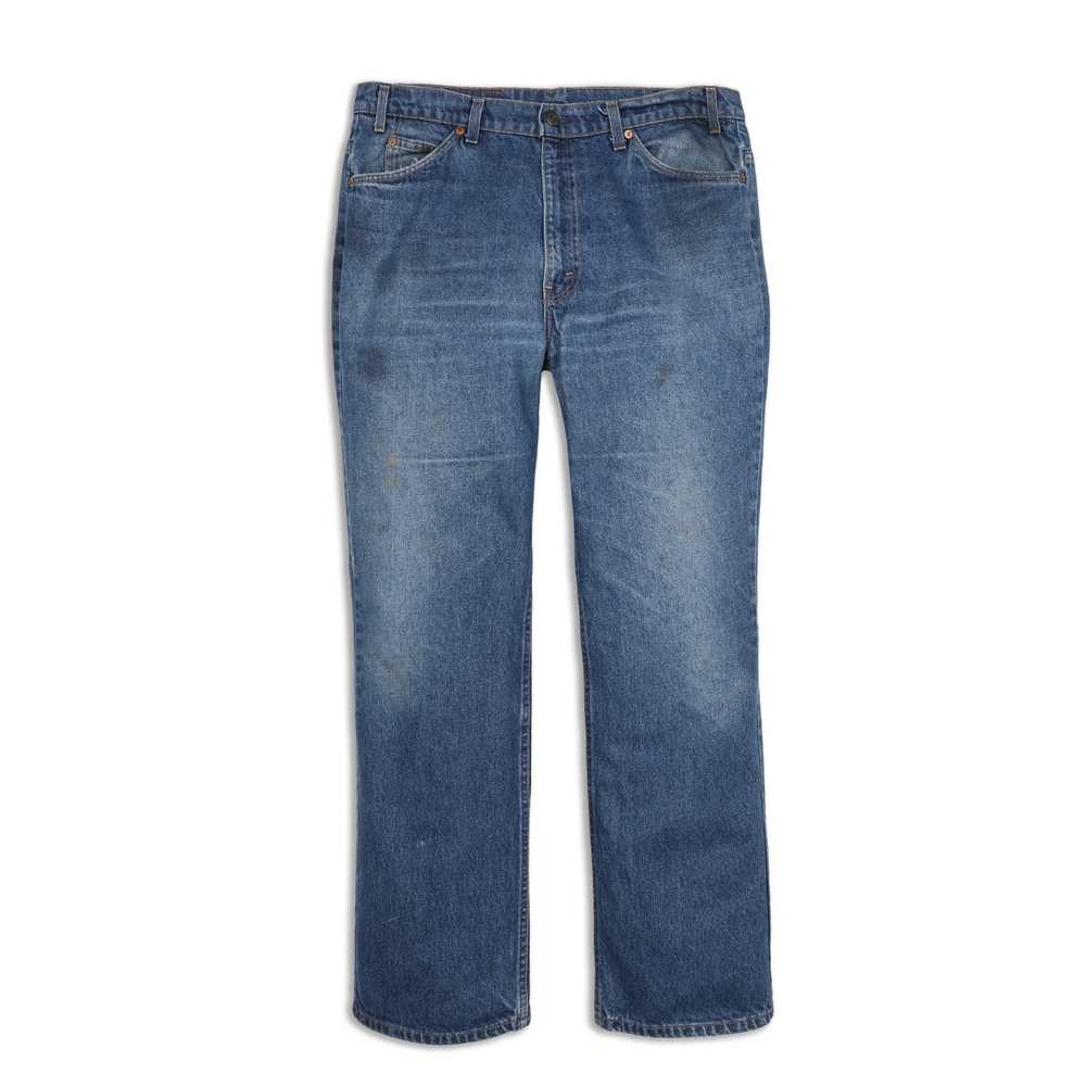 Vintage Levi's® 517® Boot Cut Jeans - Dark Wash - image 1