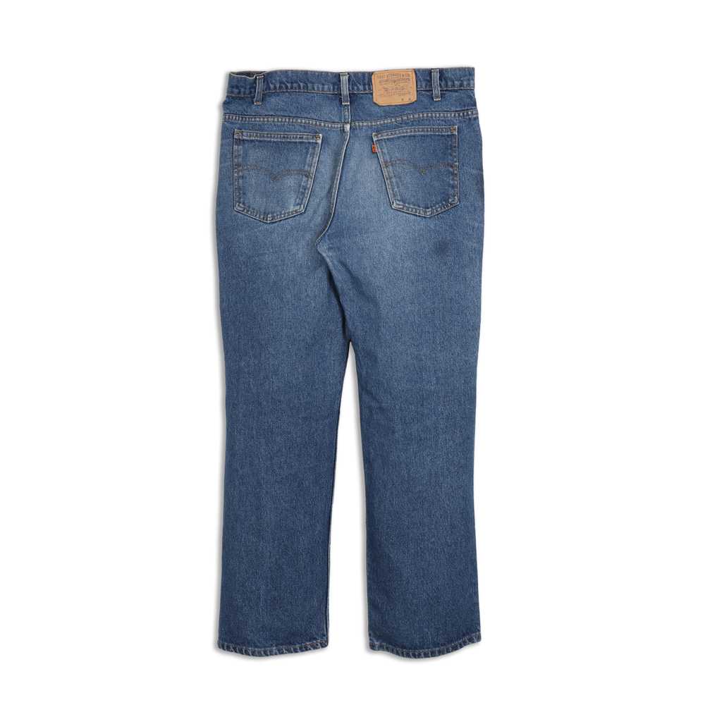 Vintage Levi's® 517® Boot Cut Jeans - Dark Wash - image 2