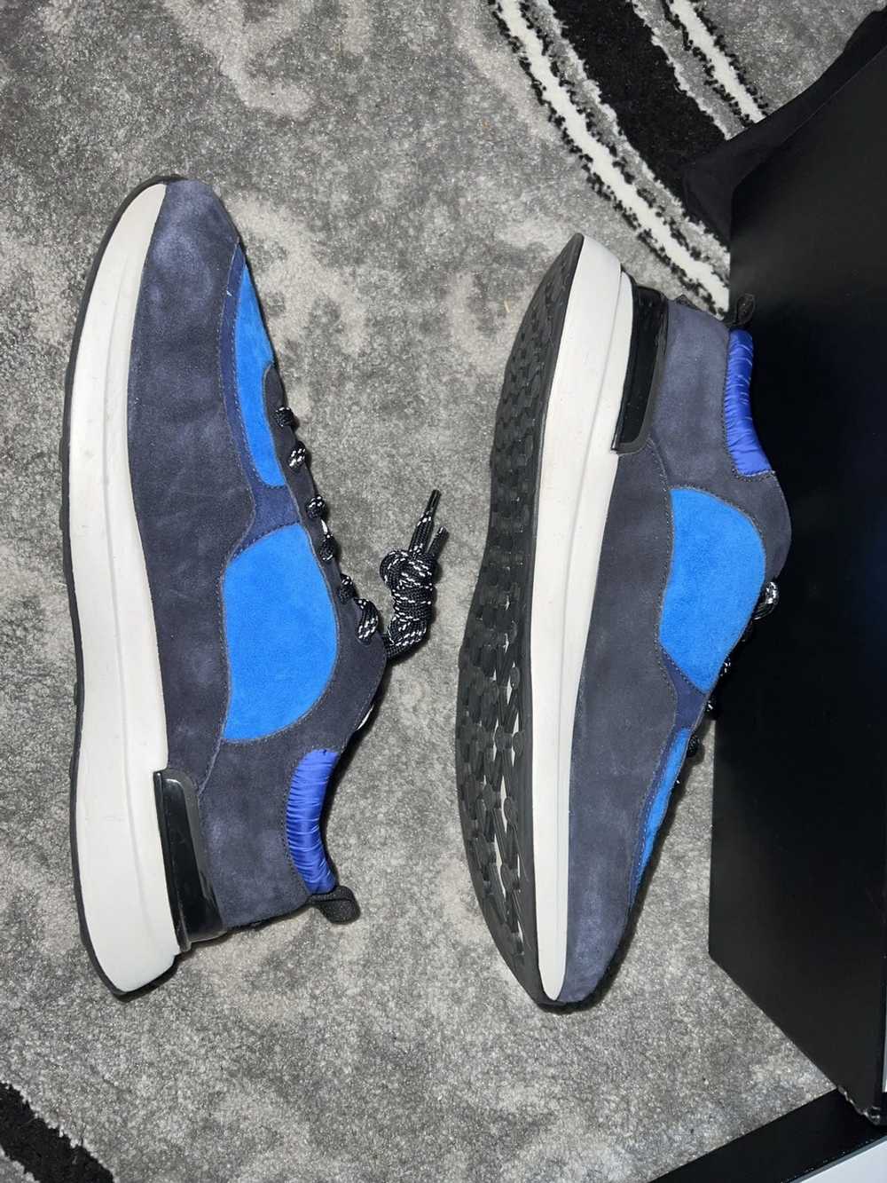 Chanel Chanel 21k Blue Suede Calfskin Sneakers - image 11