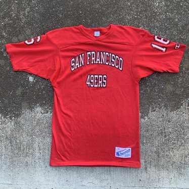 San Francisco 49ers top T Shirt Vintage 80s 1981 NFL Football Ringer Tee Made In USA