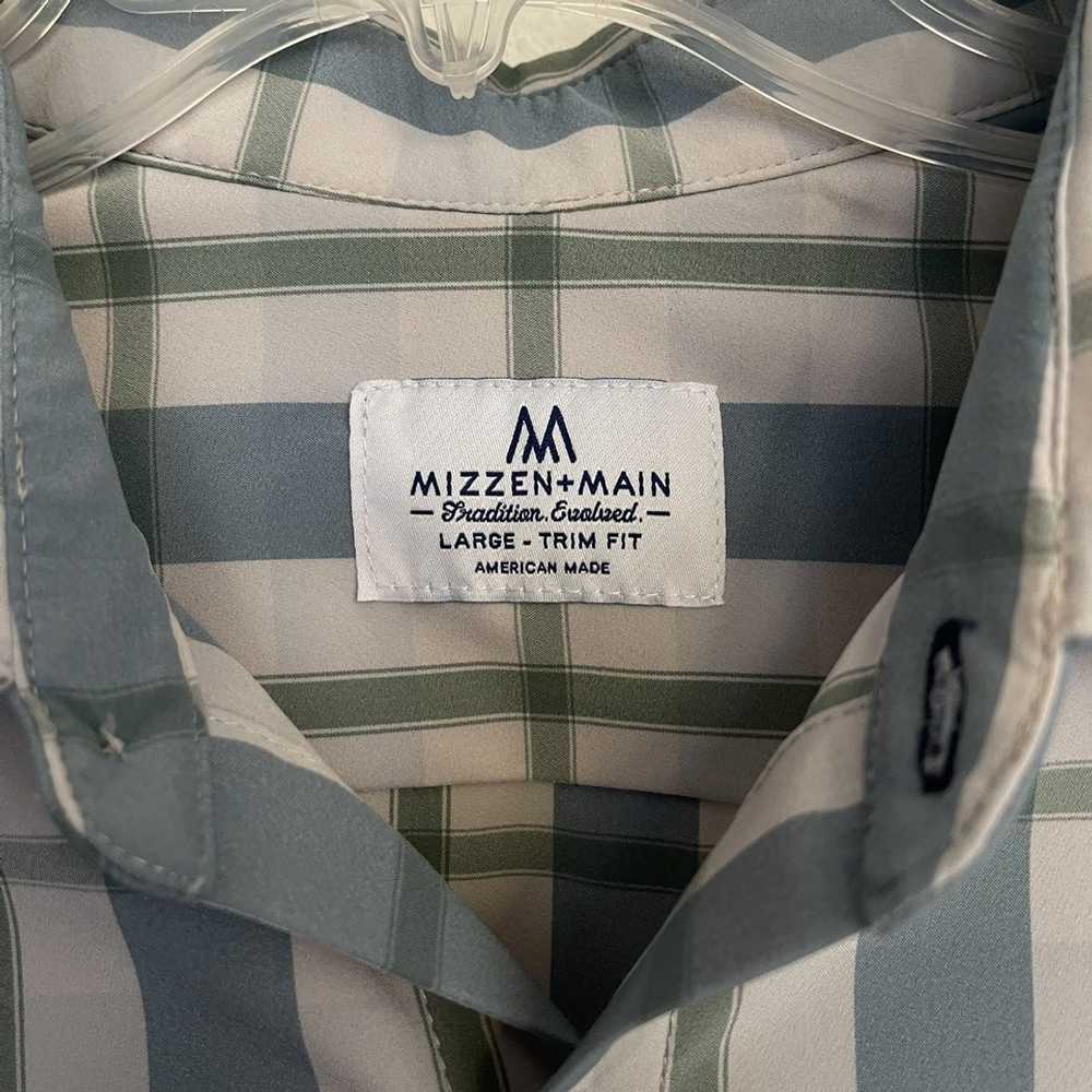 Mizzen+Main Mizzen Main Plaided Button Down Stret… - image 4