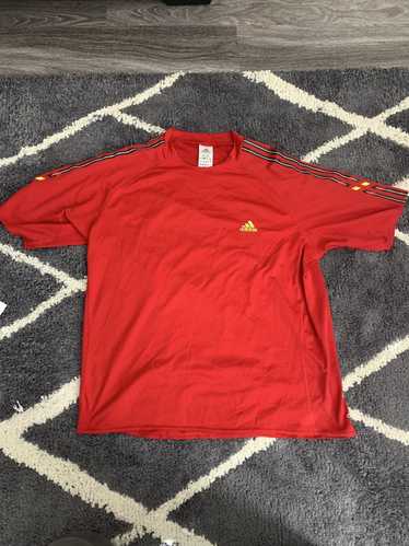 Adidas × Streetwear Adidas Red Climacool Shirt