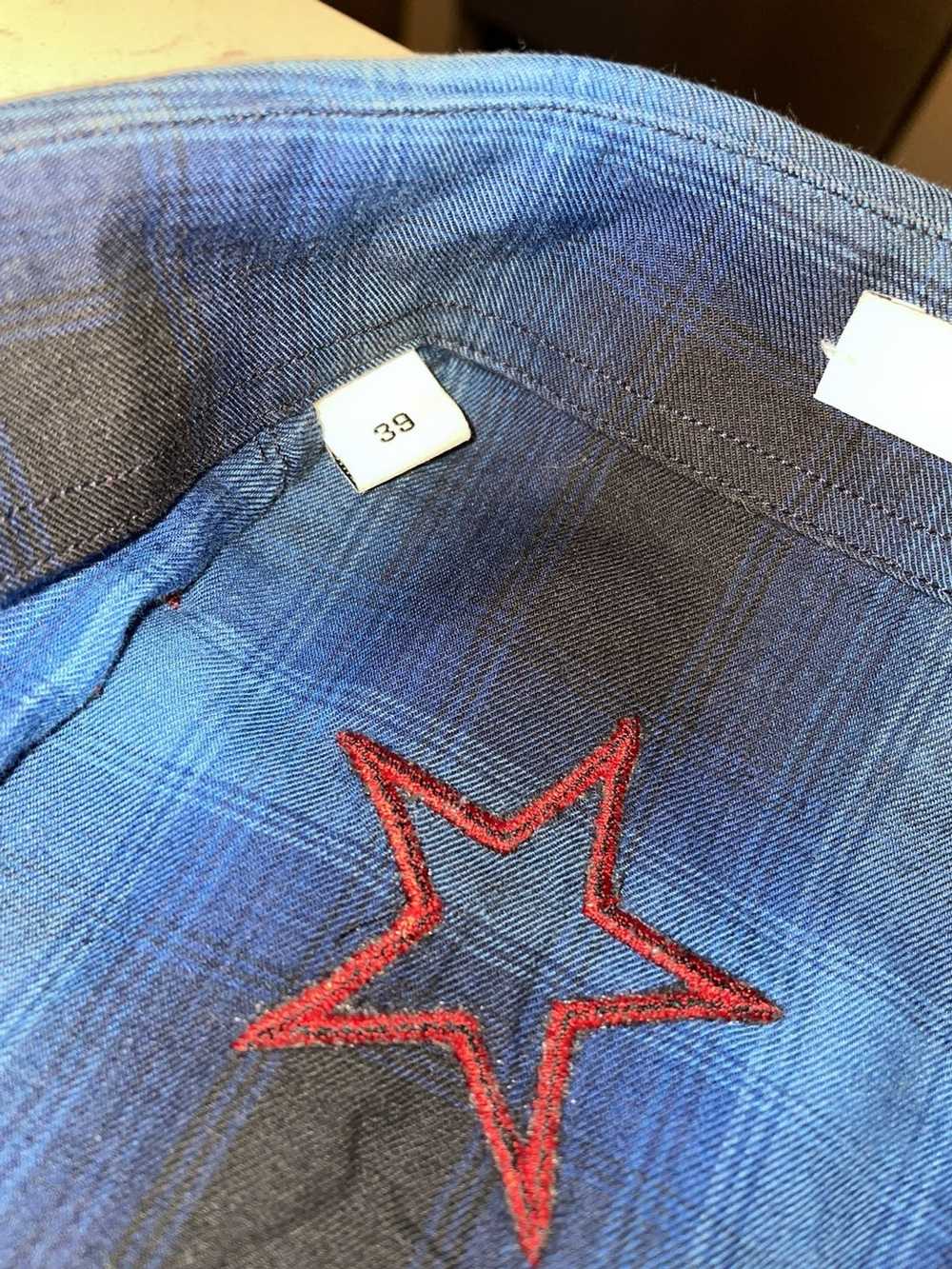 Givenchy Givenchy Plaid Blue Red Star - image 3
